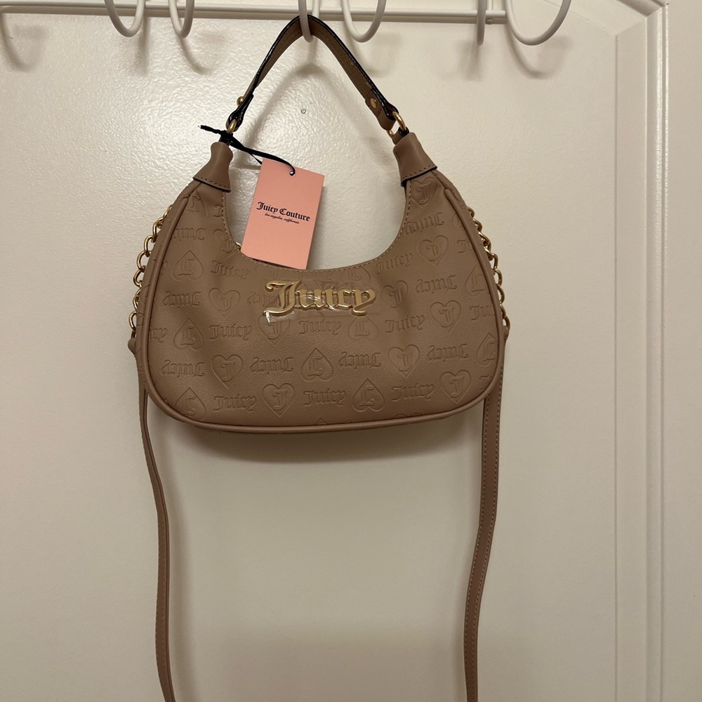 Juicy Couture Tan Shoulder Bag with Elegant Design